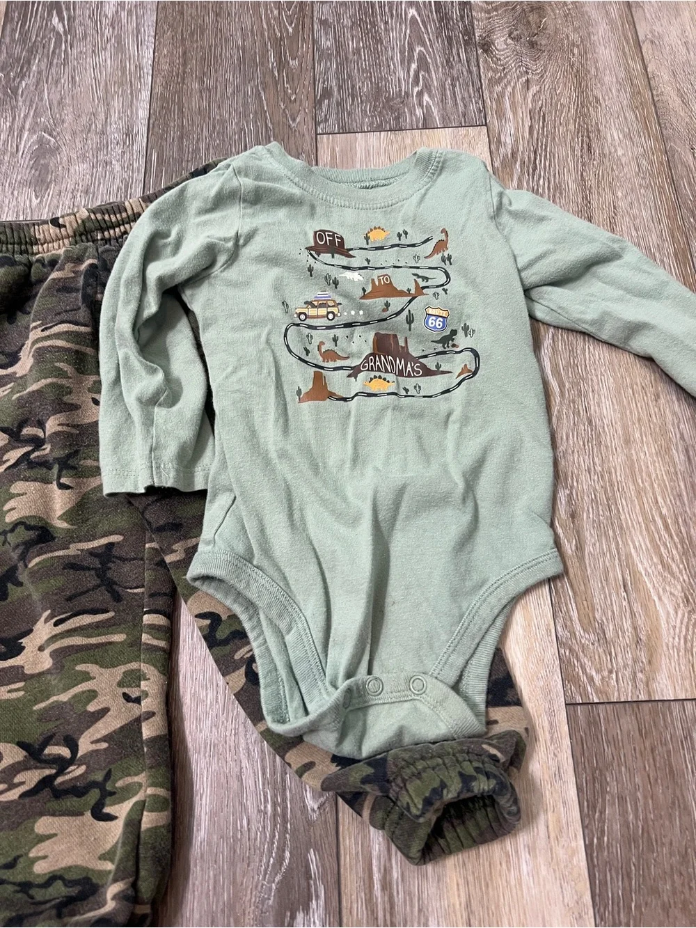 Bundle baby boy bottoms long sleeve bodysuit